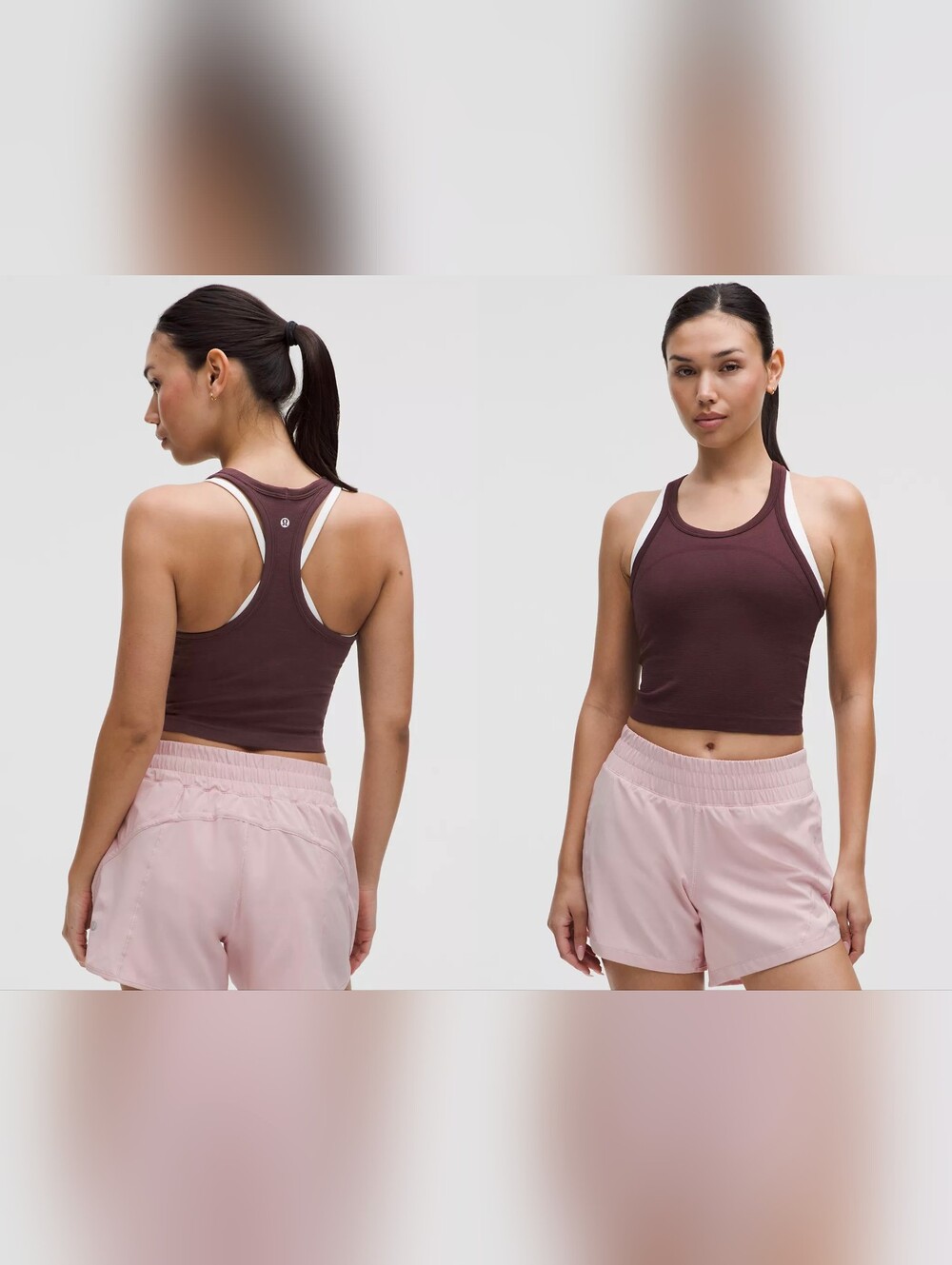 Lululemon Swiftly Tech Cropped Racerback Tank Top 2.0 Nwt Size 14 Plum
